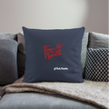 Throw Pillow Cover 18” x 18” - navy