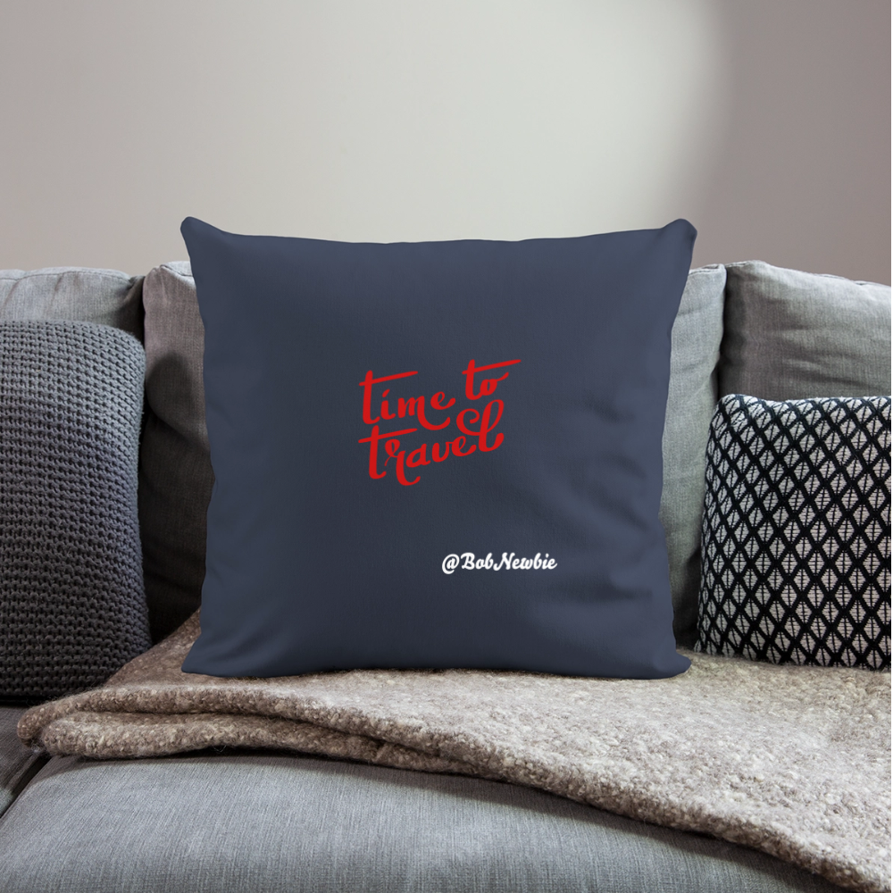 Throw Pillow Cover 18” x 18” - navy