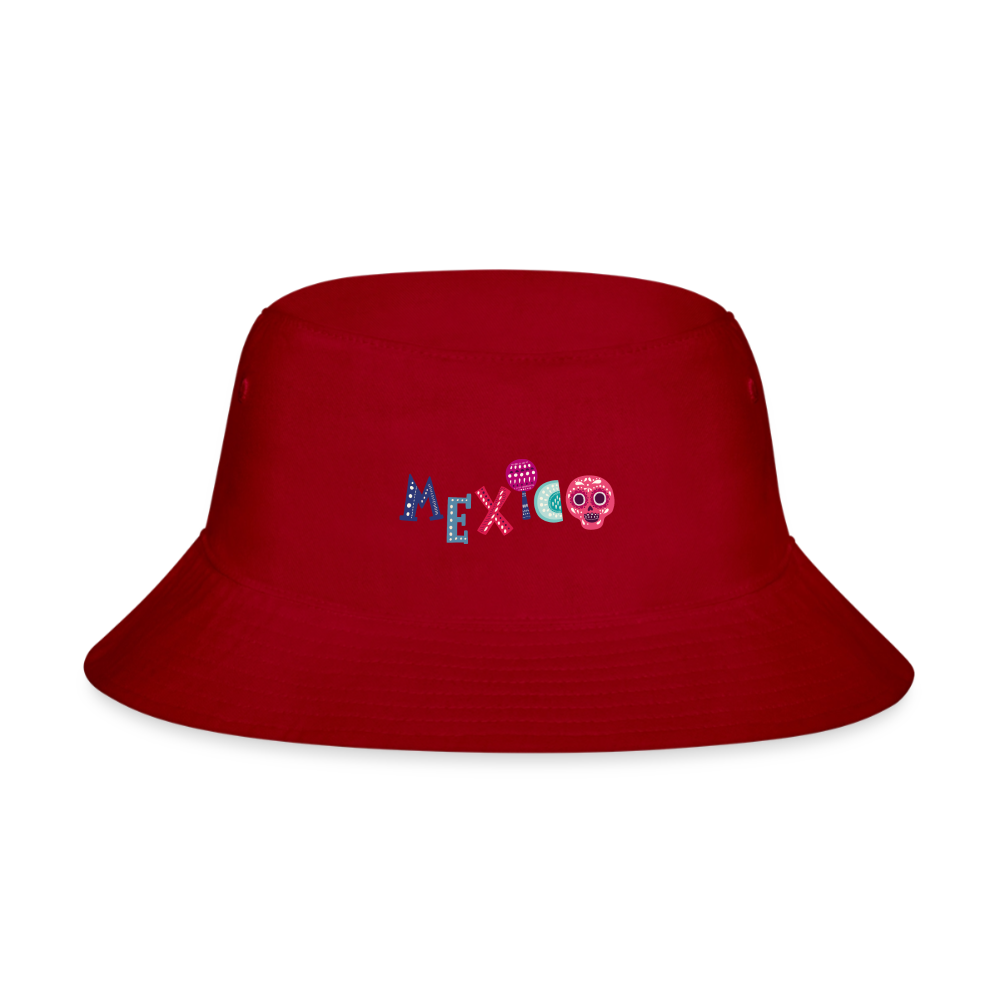 Bucket Hat-MEXICO - red