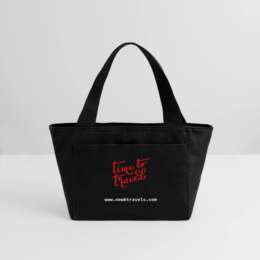 Recycled Insulated Lunch Bag - black