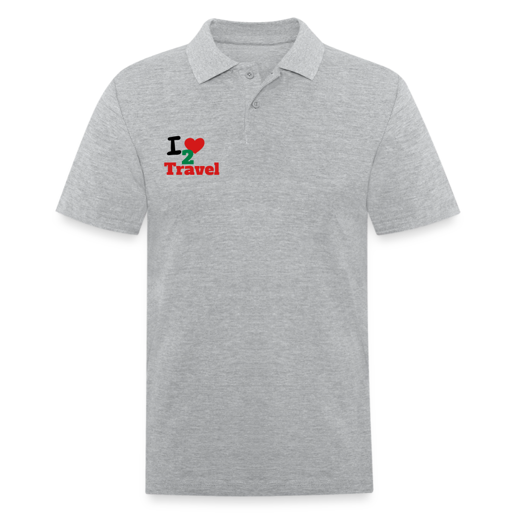 Men's Pique Polo Shirt - heather gray