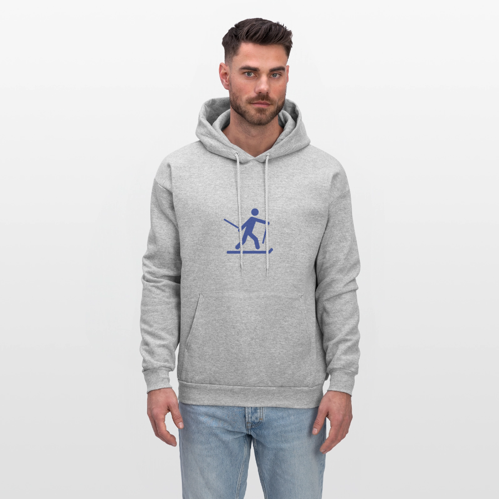 Men’s Hoodie-SKI - heather gray