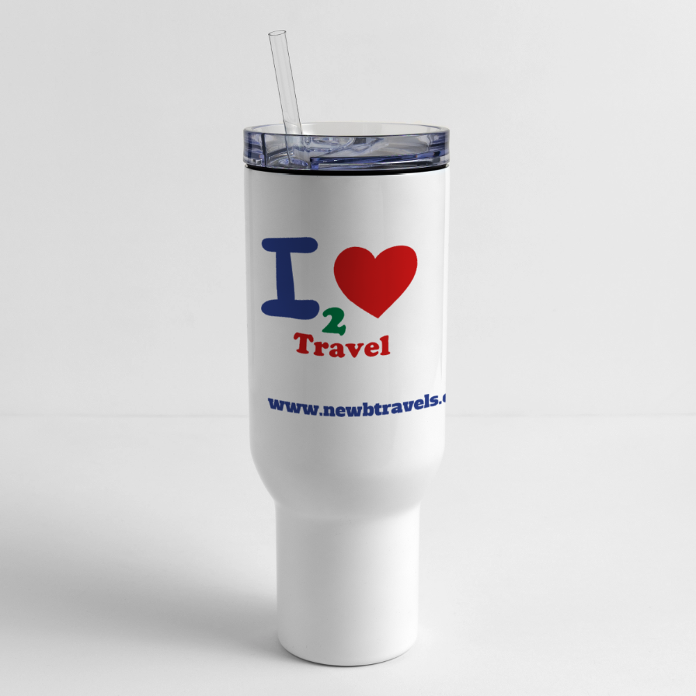 40 oz Travel Tumbler - white