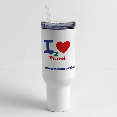 40 oz Travel Tumbler - white