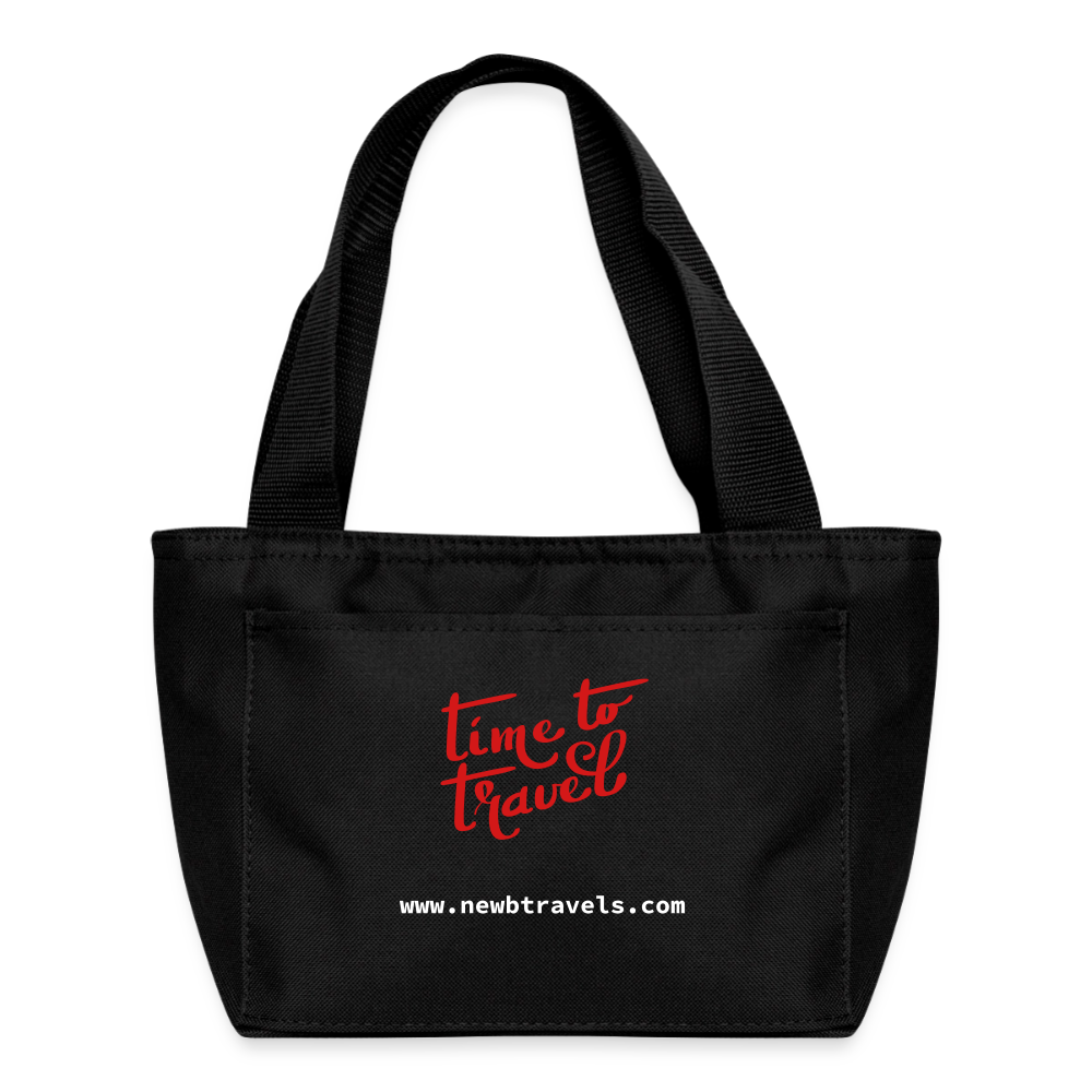 Recycled Insulated Lunch Bag - black