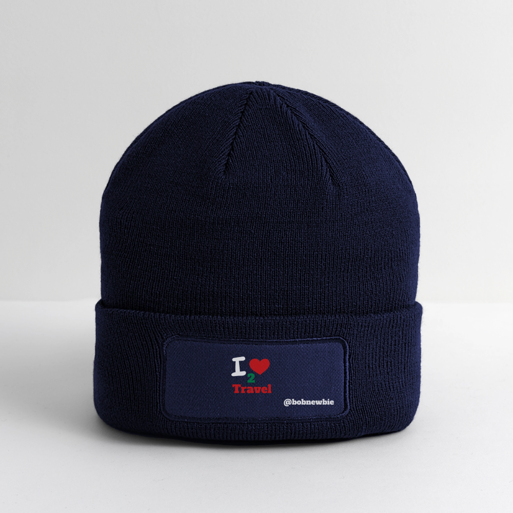 Patch Beanie - navy