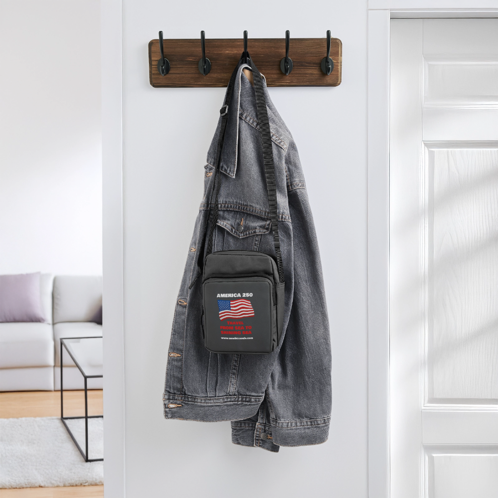 Upright Crossbody Bag - charcoal grey