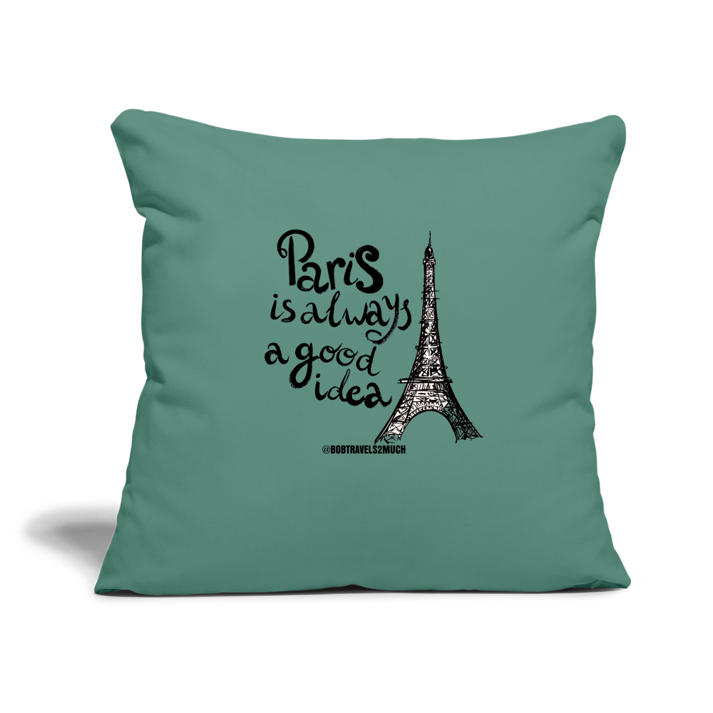 Throw Pillow Cover 18” x 18” - cypress green