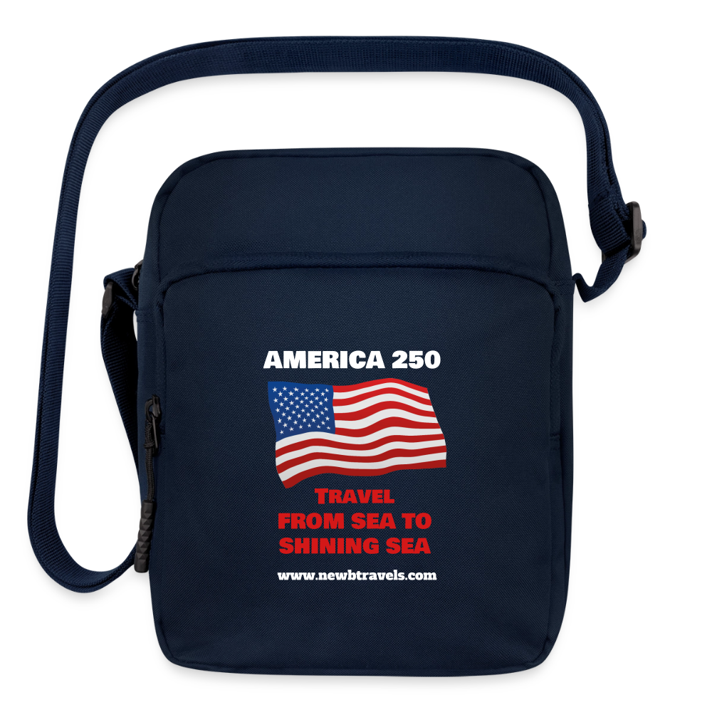 Upright Crossbody Bag - navy