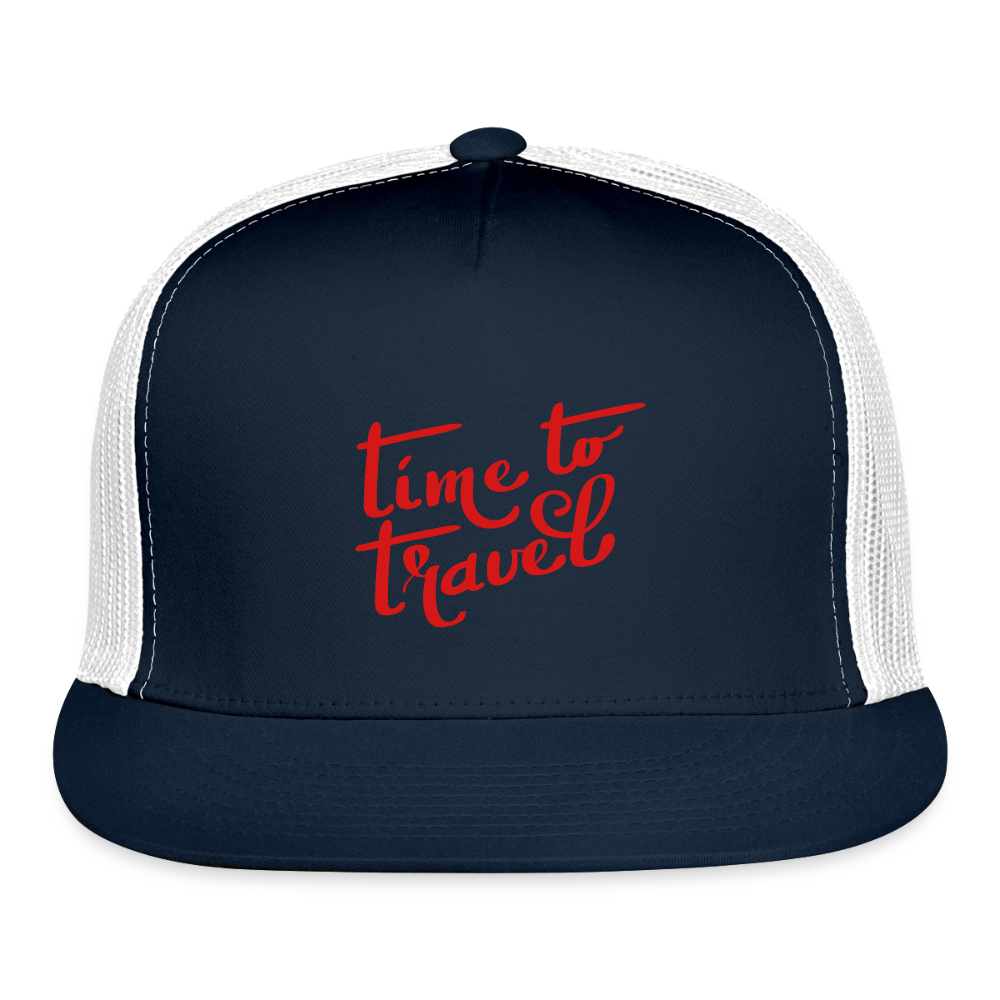 Trucker Hat - navy/white