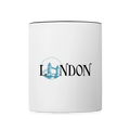 LONDON Coffee Mug - white/black
