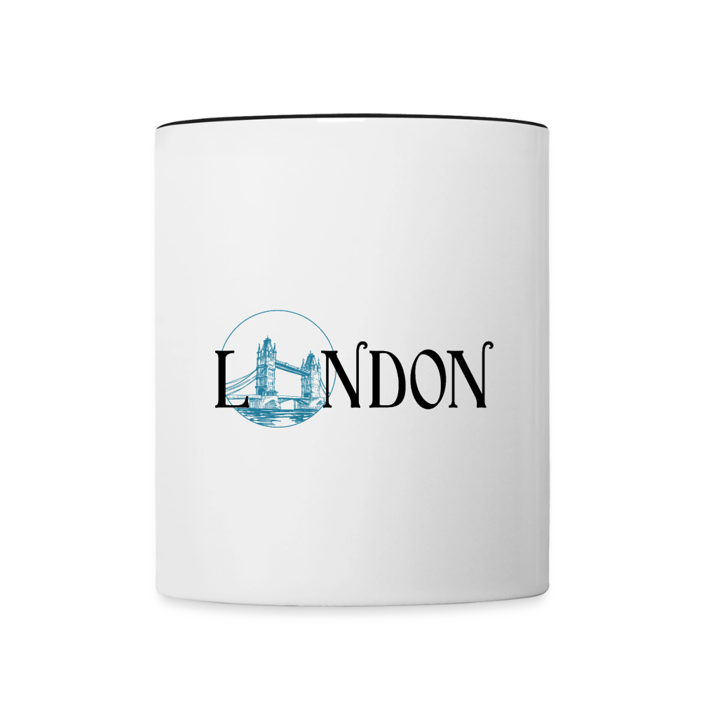 LONDON Coffee Mug - white/black