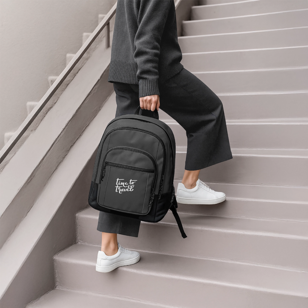Basic Backpack - charcoal grey