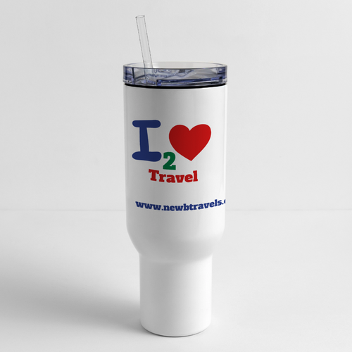 40 oz Travel Tumbler - white