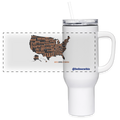 40 oz Travel Tumbler - white