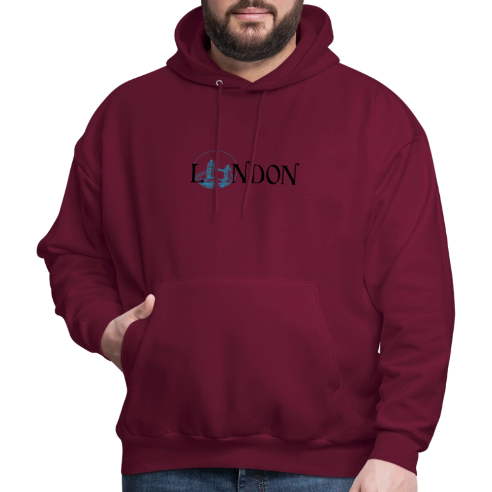 Men’s London Hoodie - burgundy