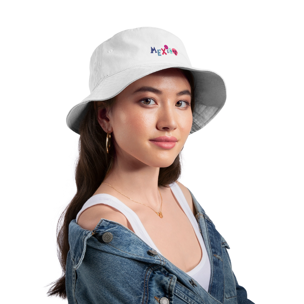 Bucket Hat-MEXICO - white