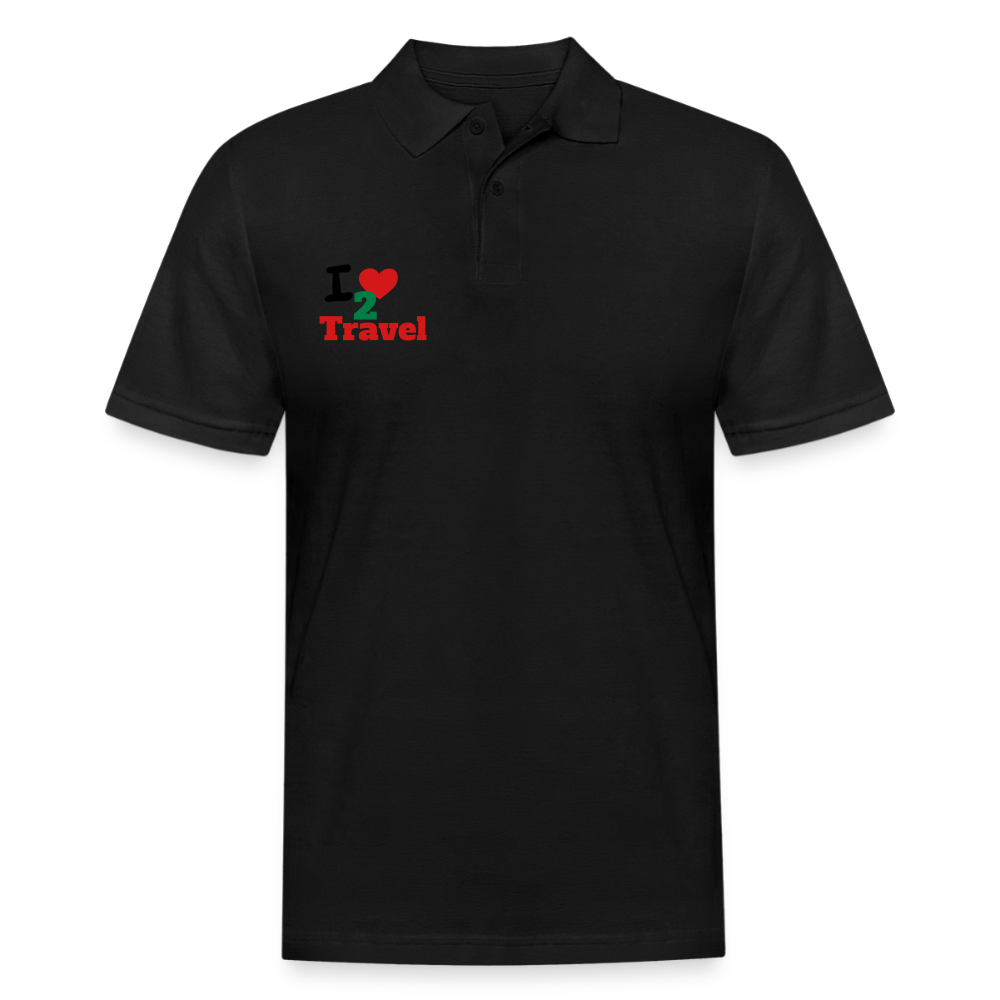 Men's Pique Polo Shirt - black