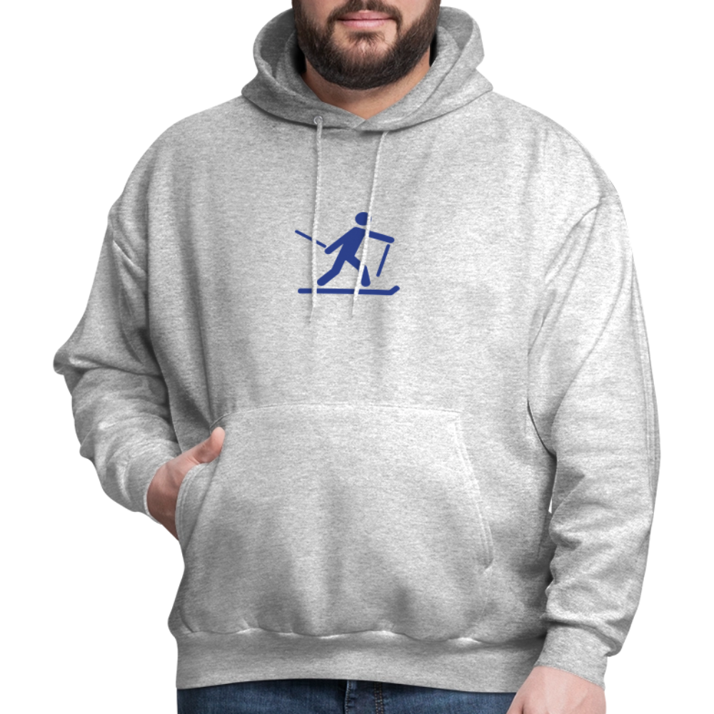 Men’s Hoodie-SKI - heather gray