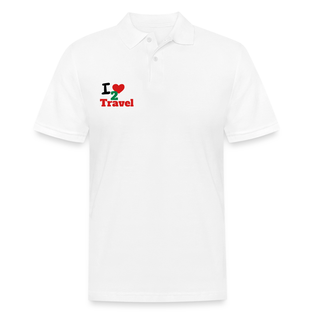 Men's Pique Polo Shirt - white