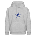Men’s Hoodie-SKI - heather gray