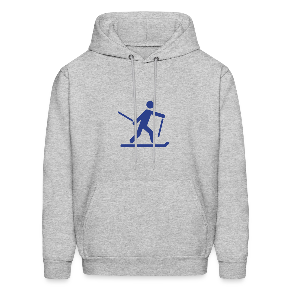 Men’s Hoodie-SKI - heather gray