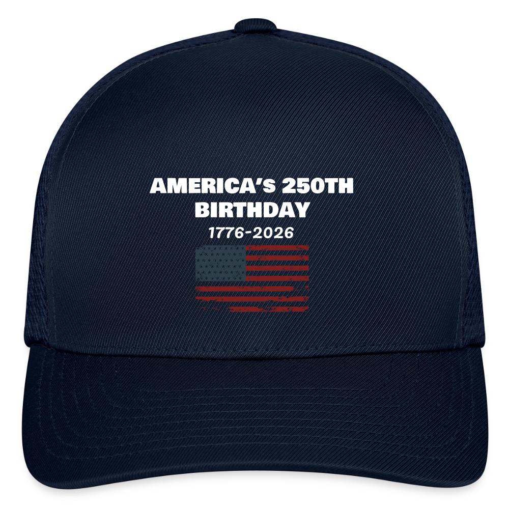 Flexfit Fitted Baseball Cap - navy