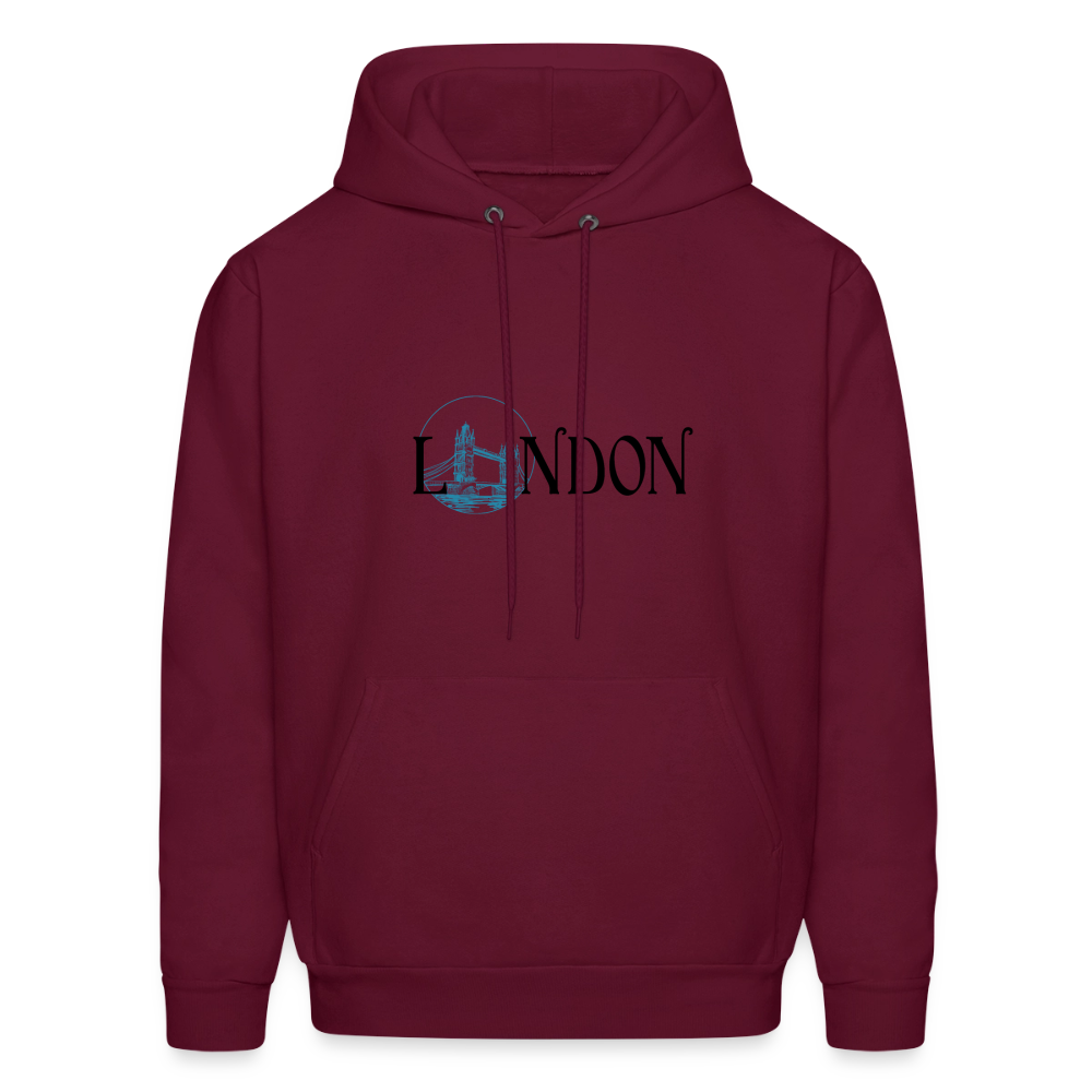 Men’s London Hoodie - burgundy
