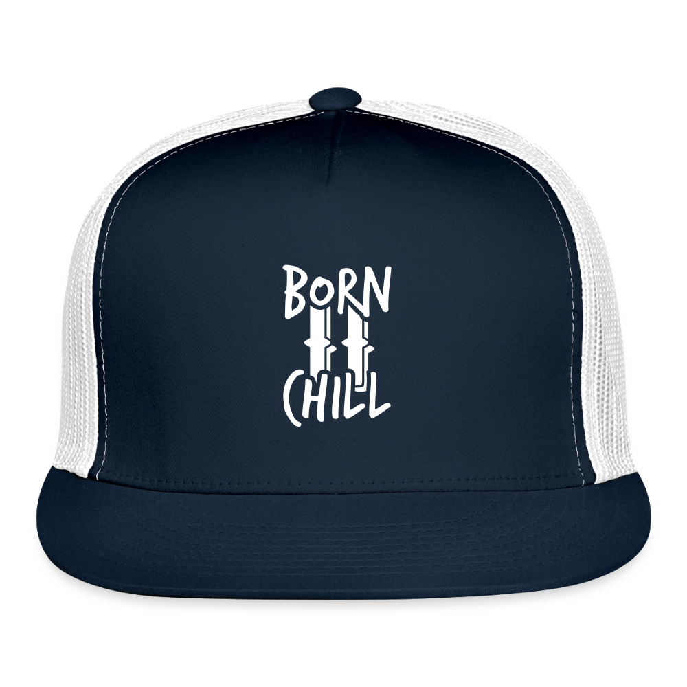 Trucker Hat - navy/white