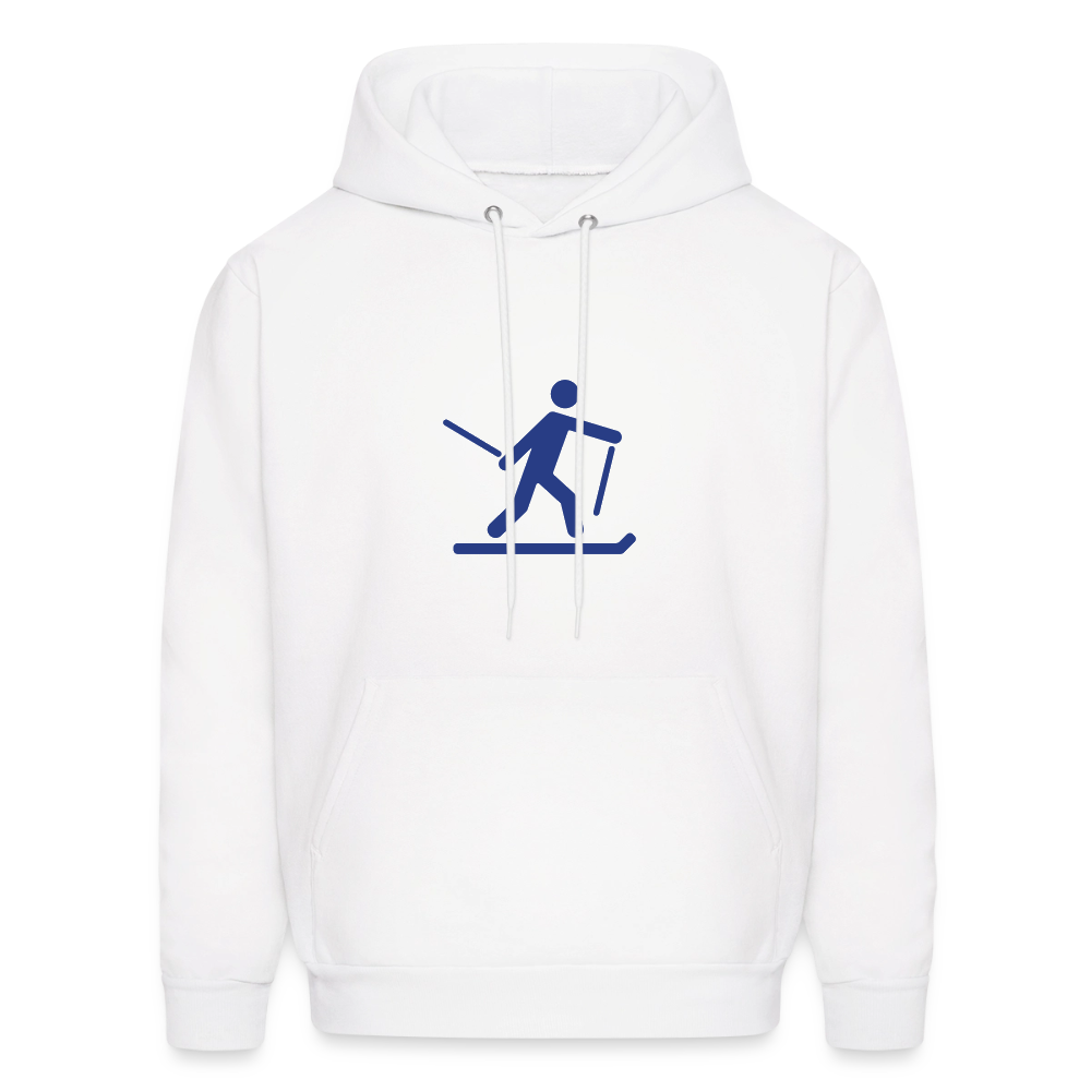 Men’s Hoodie-SKI - white