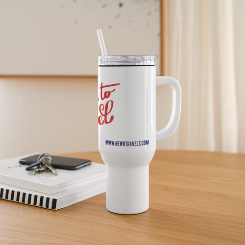 40 oz Travel Tumbler - white