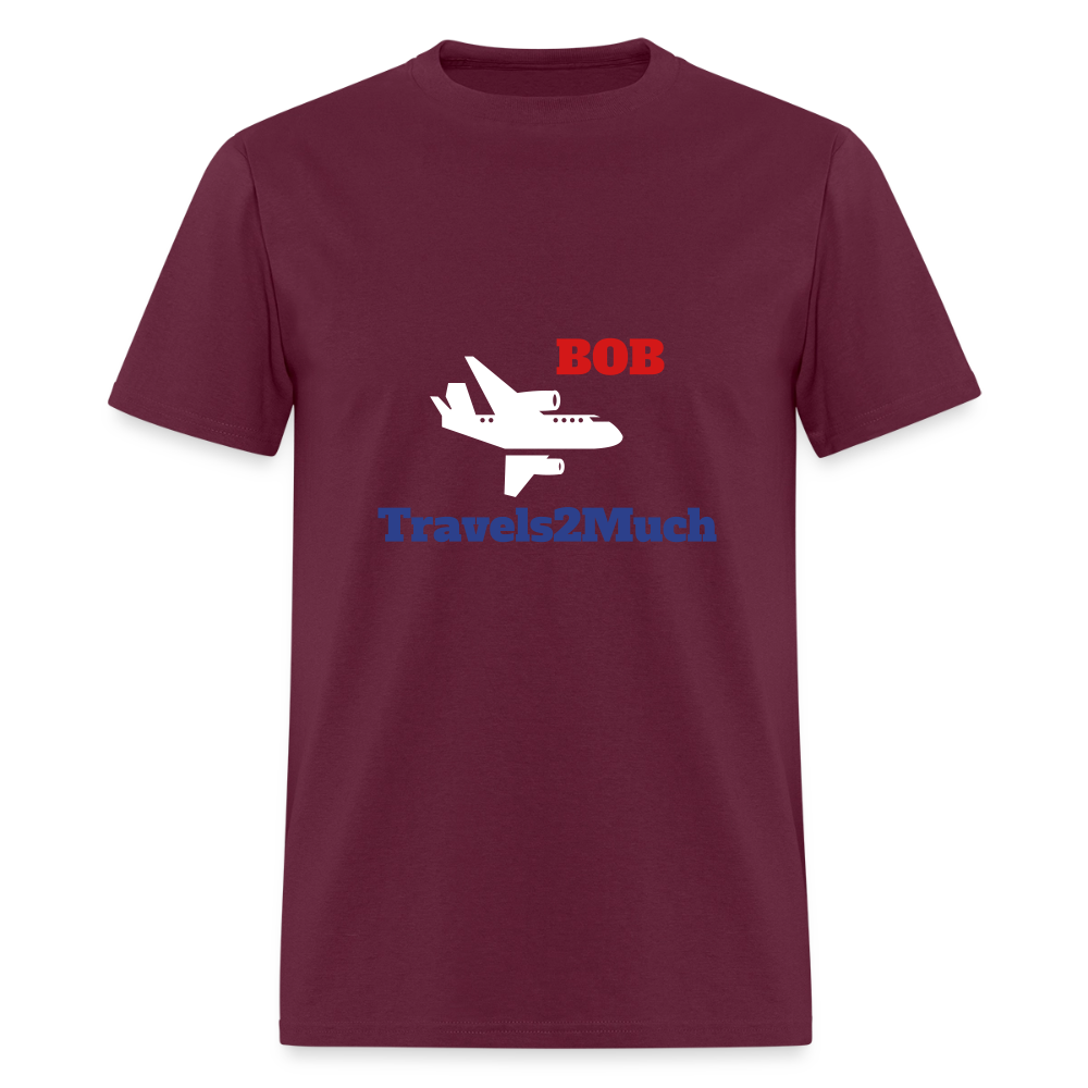 Men’s Logo Tee - burgundy
