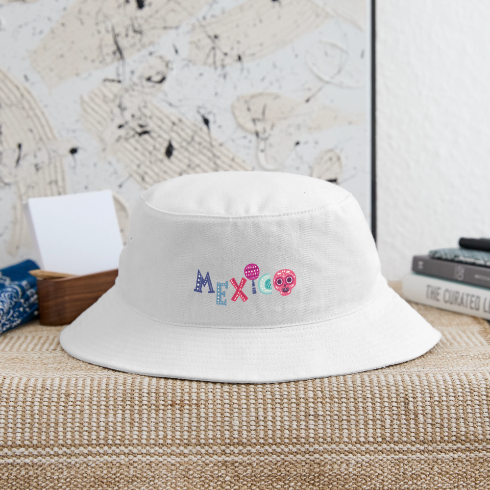 Bucket Hat-MEXICO - white